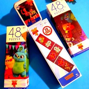 4PC Disney Pixar Toy Story 4 Puzzle Sets
